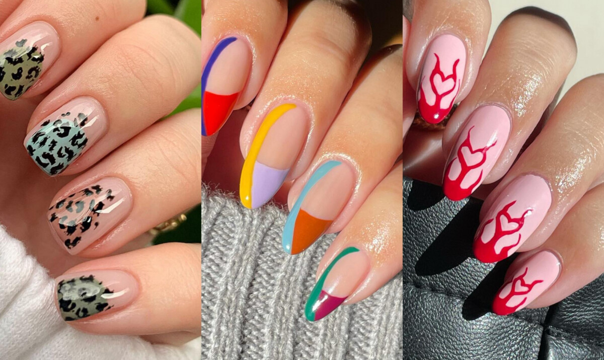 unhas decoradas minimalistas