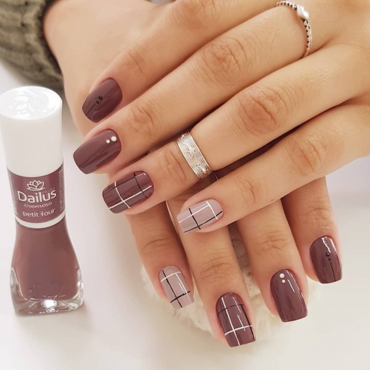 unhas decoradas curtas