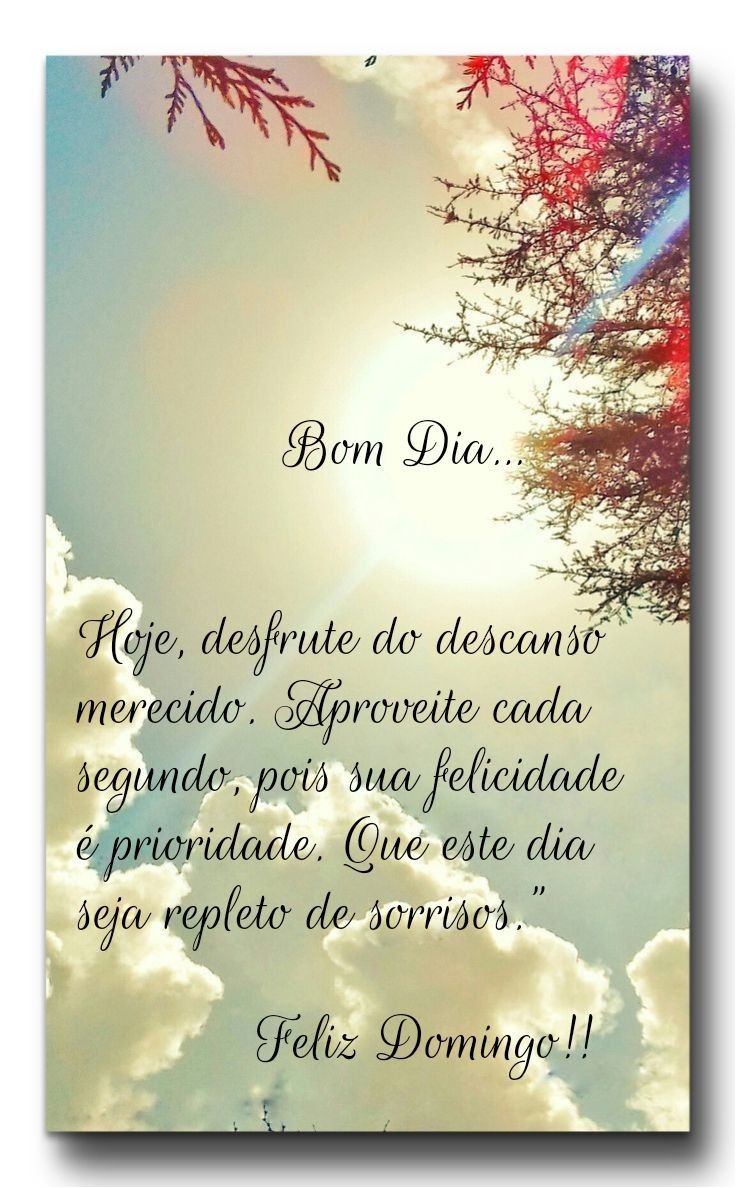frases de paz para o domingo