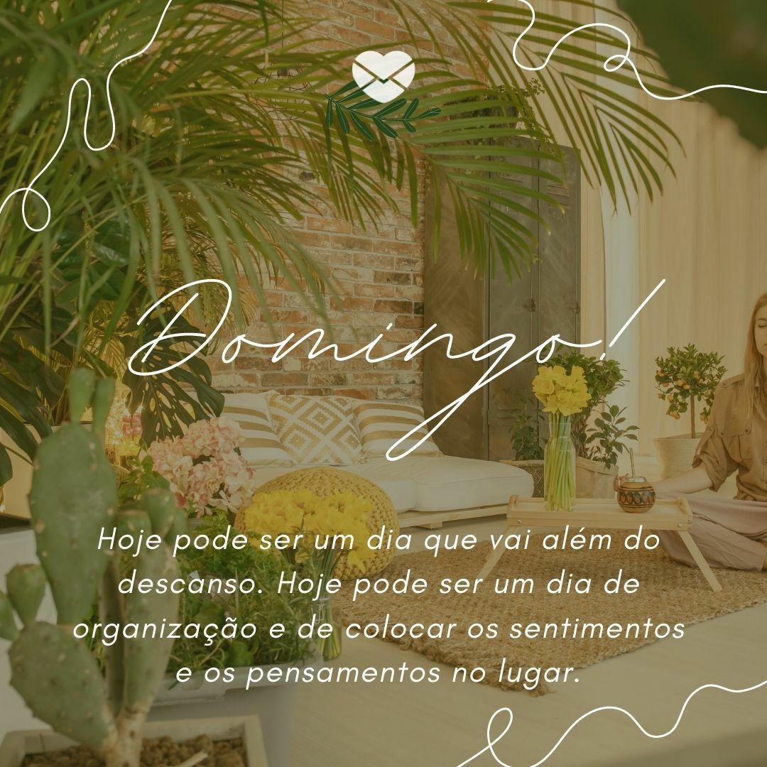 reflexões de domingo para a semana