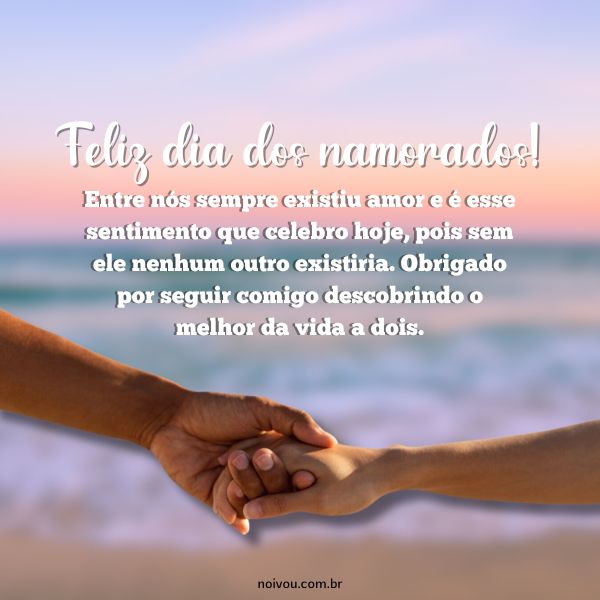 como escrever mensagem dia dos namorados