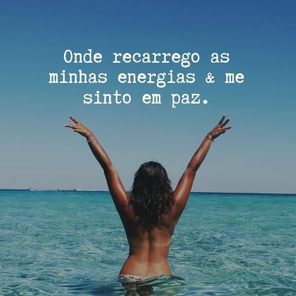 legenda para foto sozinha na praia