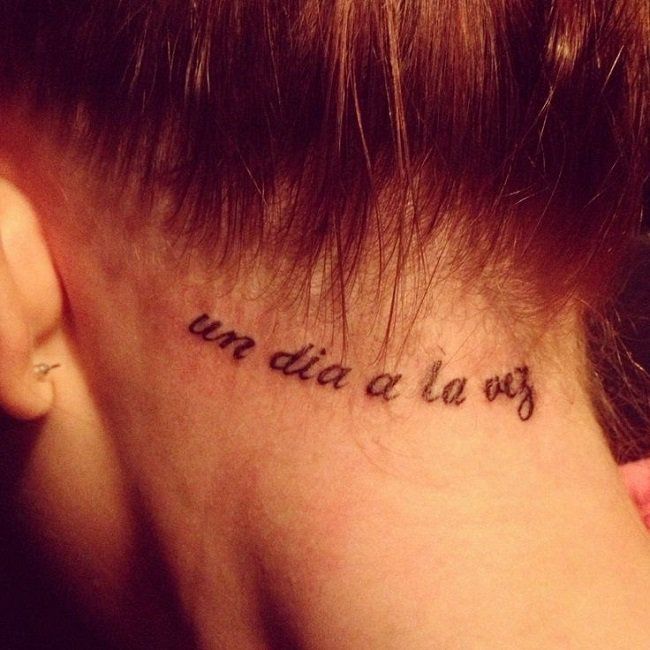 tatuagem de palavra