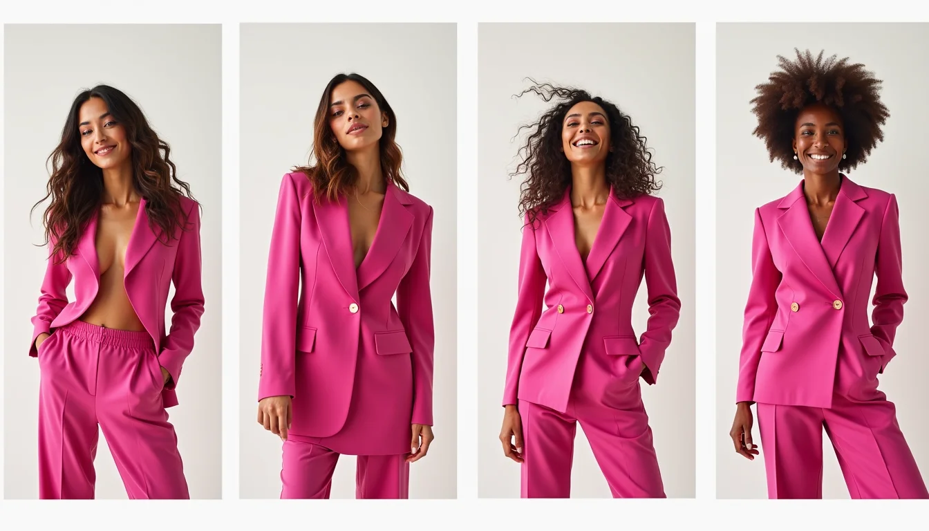 looks com fúcsia e estampas
