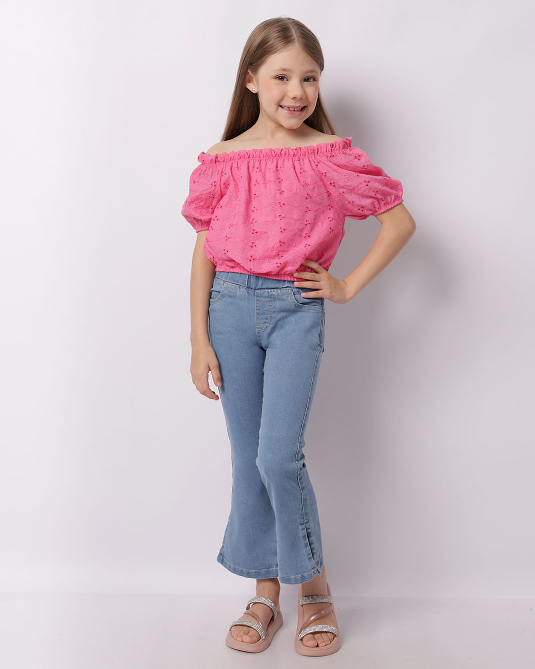 rosa fúcsia look casual