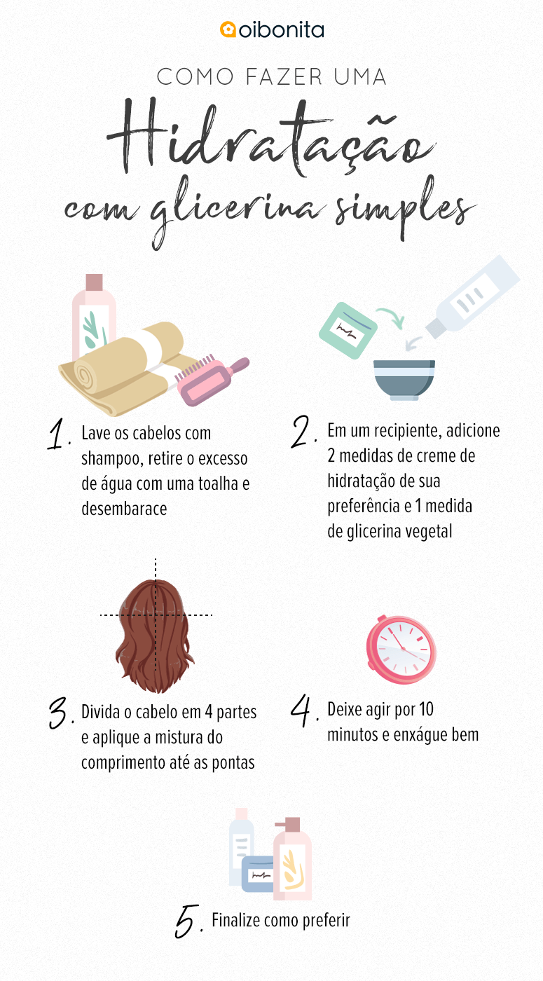 glicerina e bom para o cabelo