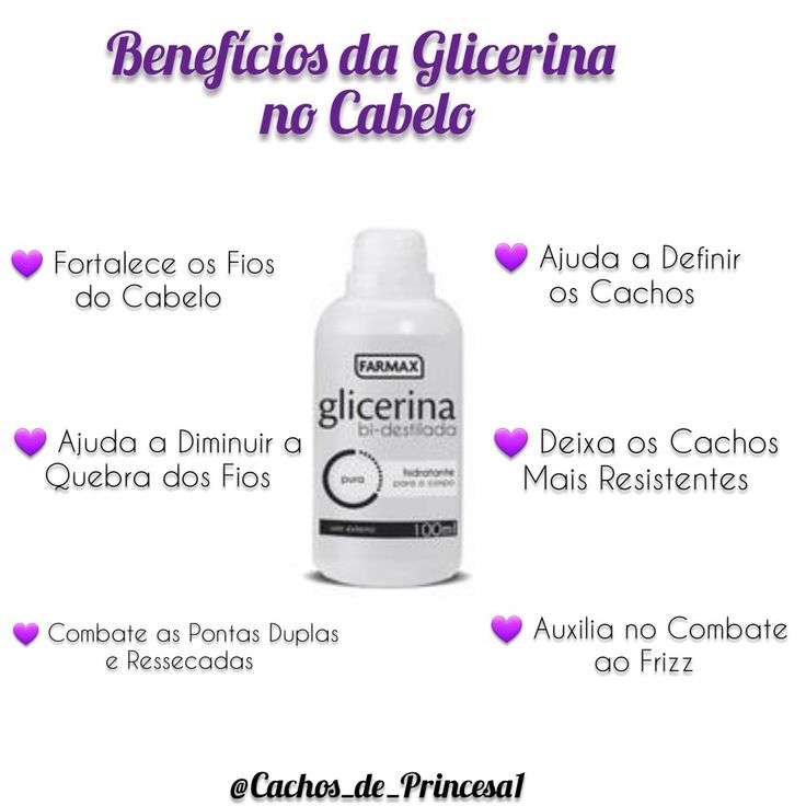 glicerina e bom para o cabelo