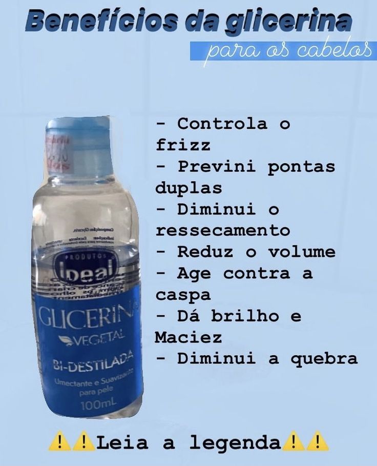 glicerina e bom para o cabelo