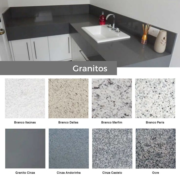 tipos de granito cinza