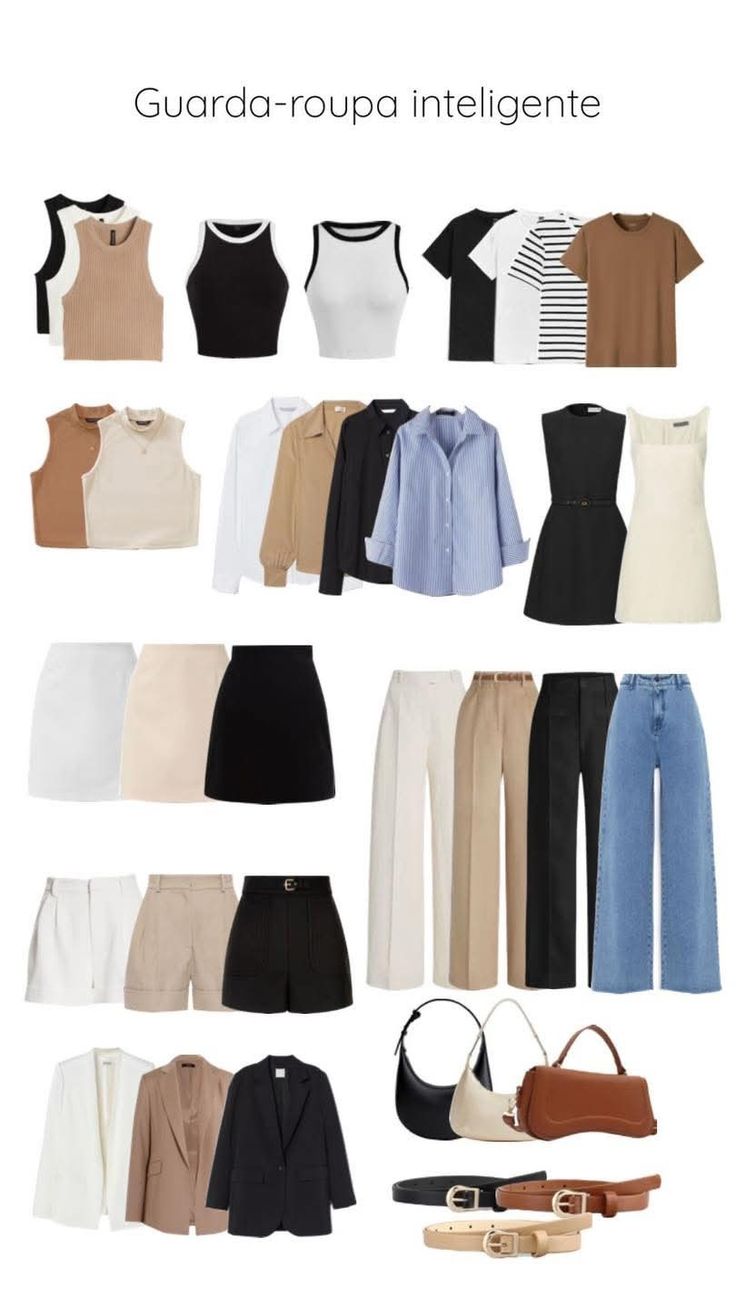 guarda roupa cápsula masculino casual