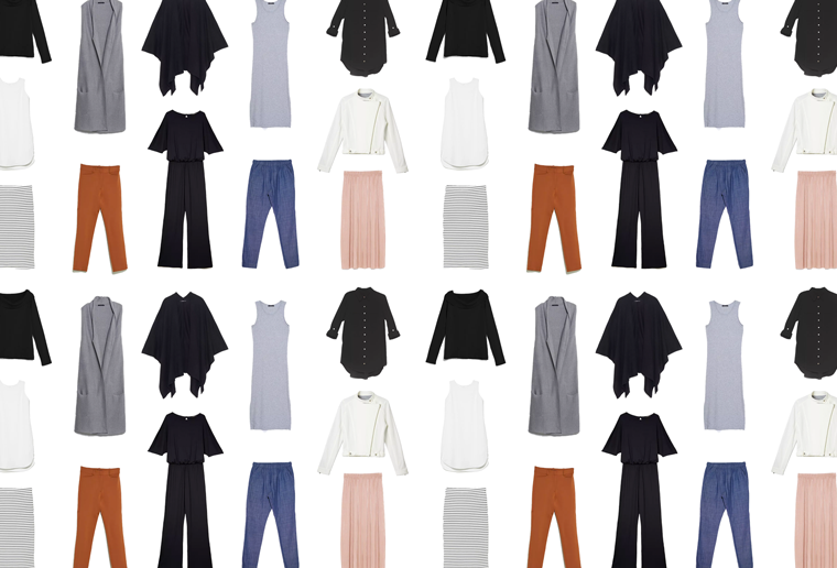 guarda roupa cápsula viagem casual