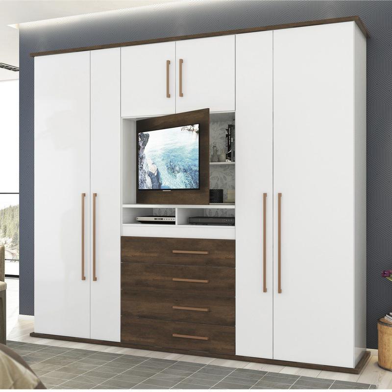guarda roupa com TV embutida