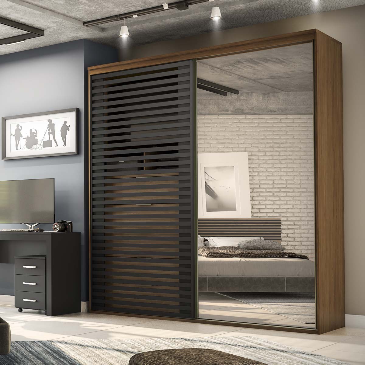 móveis de quarto com TV integrada