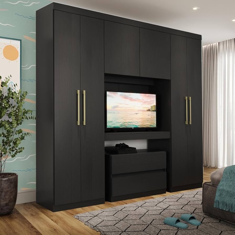 guarda roupa com TV embutida