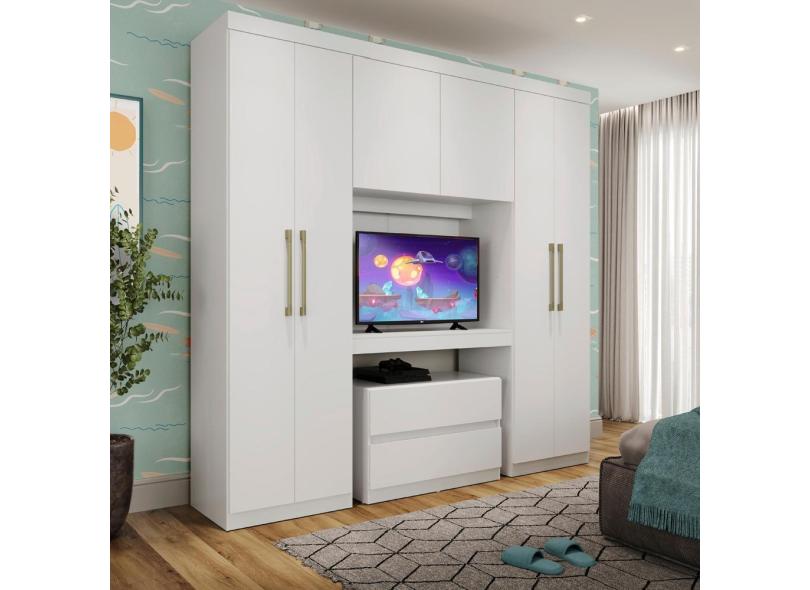 marcenaria para quarto com TV