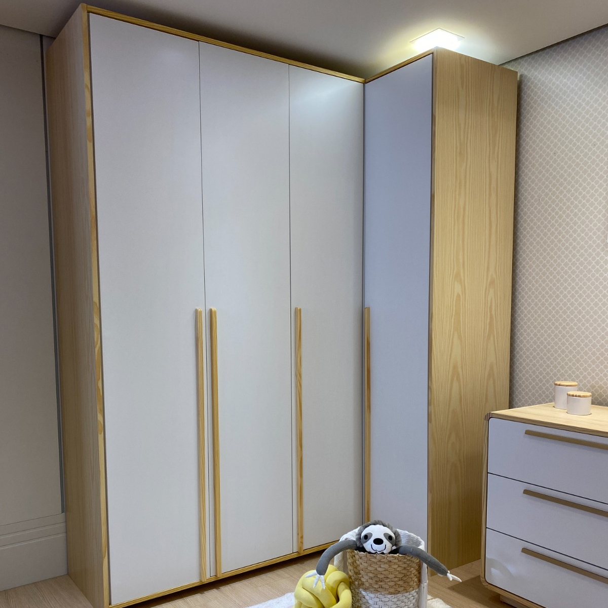 guarda roupa de canto modulado