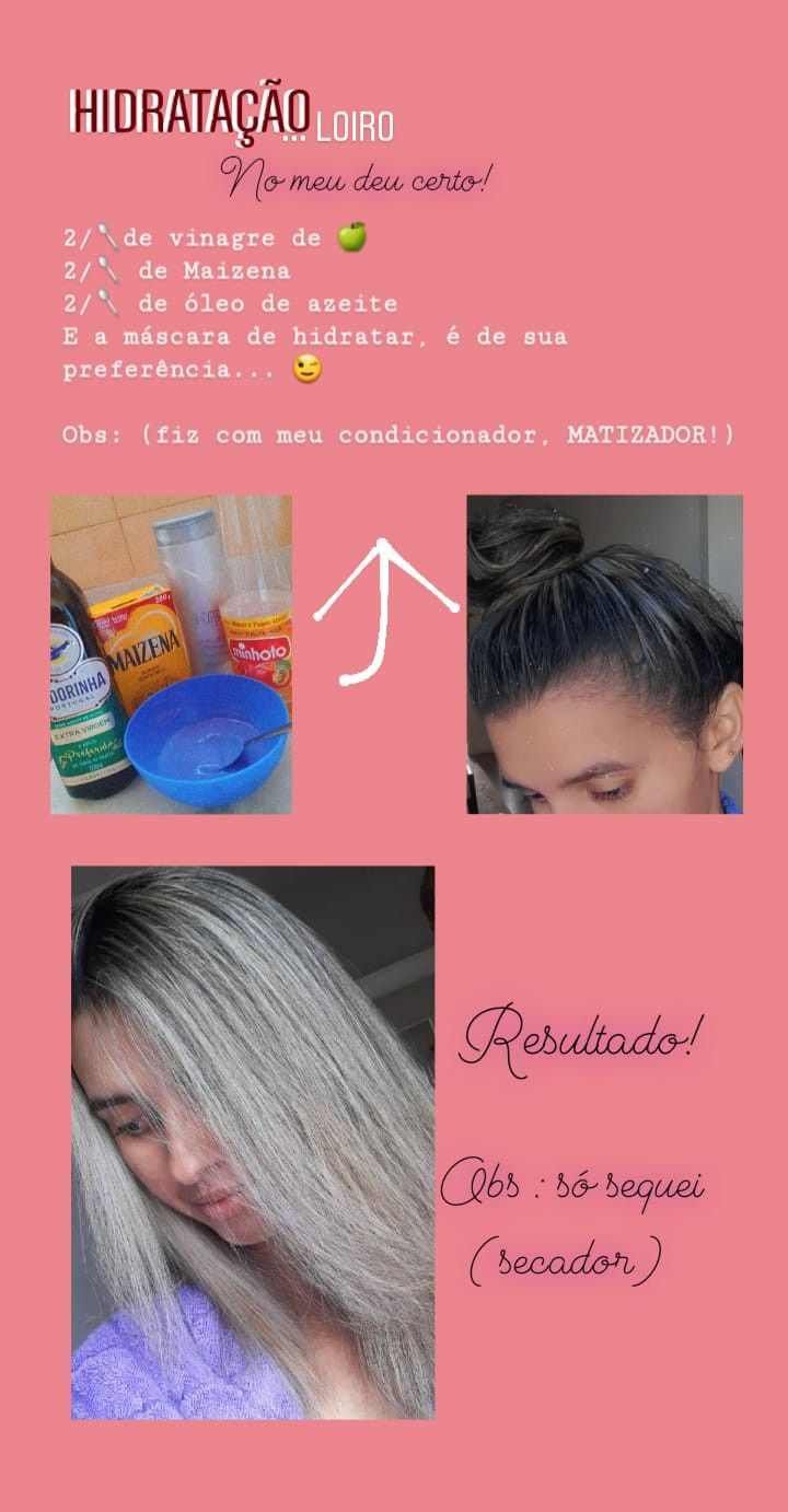 hidratacao caseira para cabelo loiro