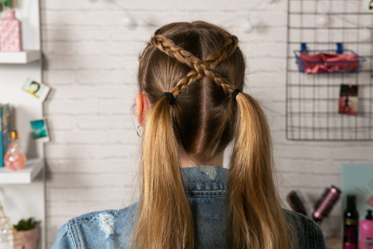 penteado simples