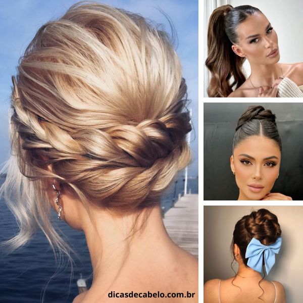 penteado simples