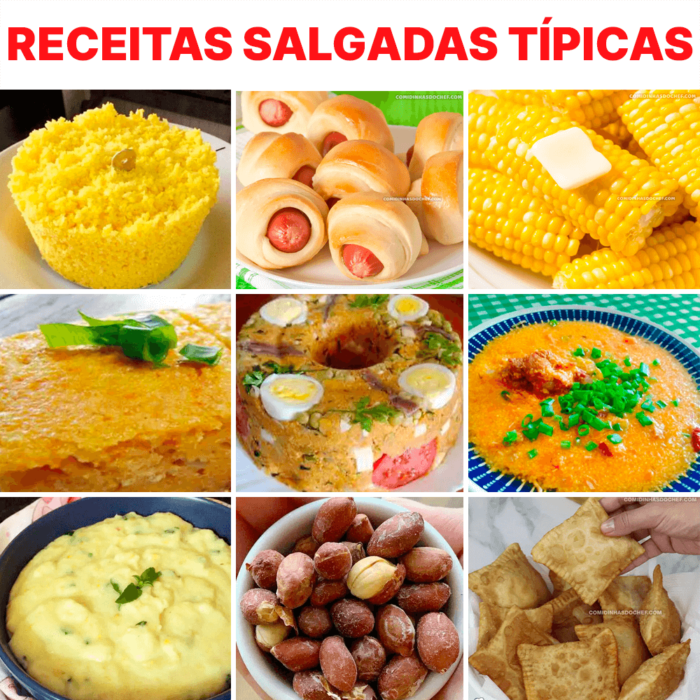 bebidas para arraial