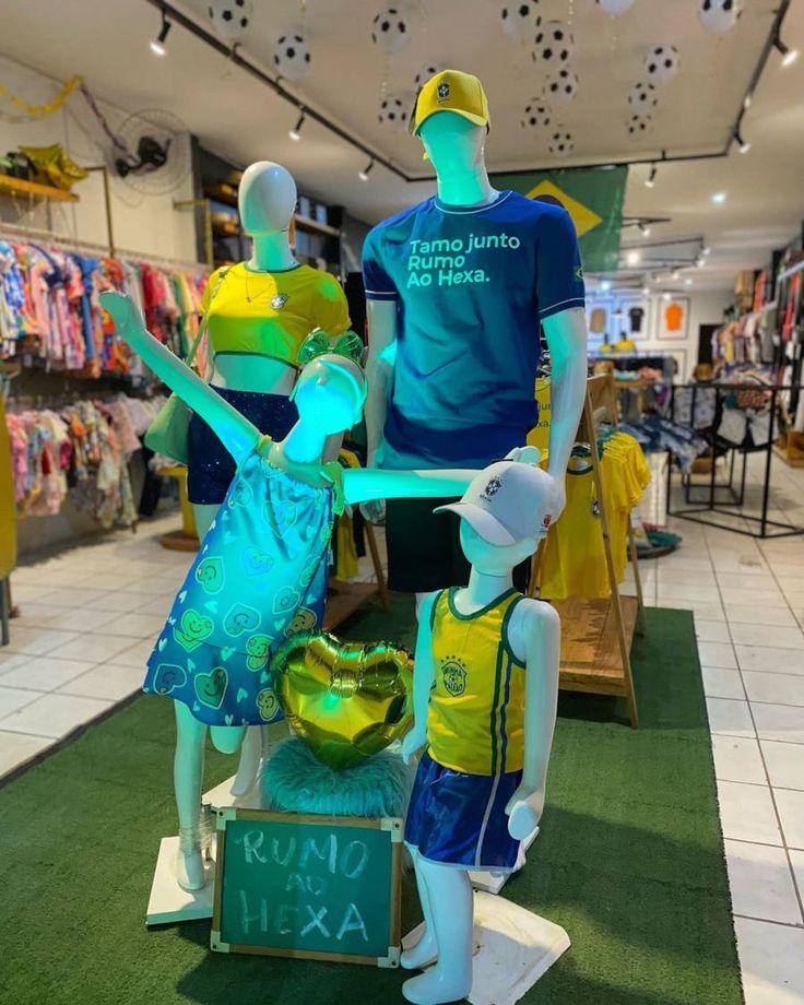 decoração loja copa