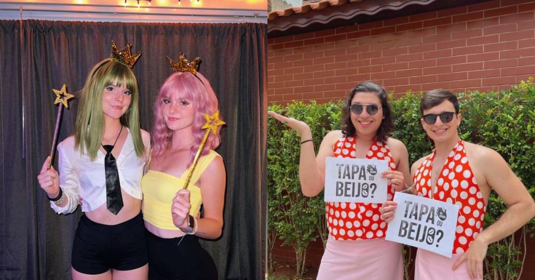 ideias fantasia casal amigas