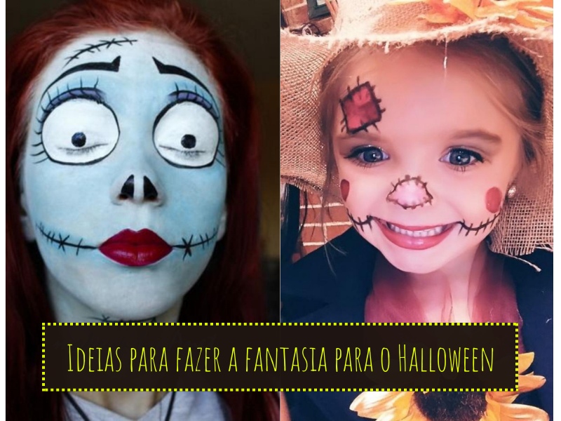 fantasias de Halloween em dupla feminina