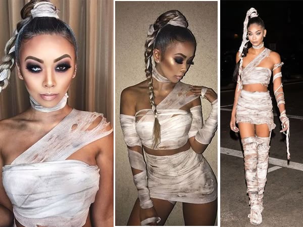 maquiagem de Halloween feminina simples