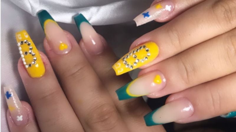 nail art copa do mundo brasil