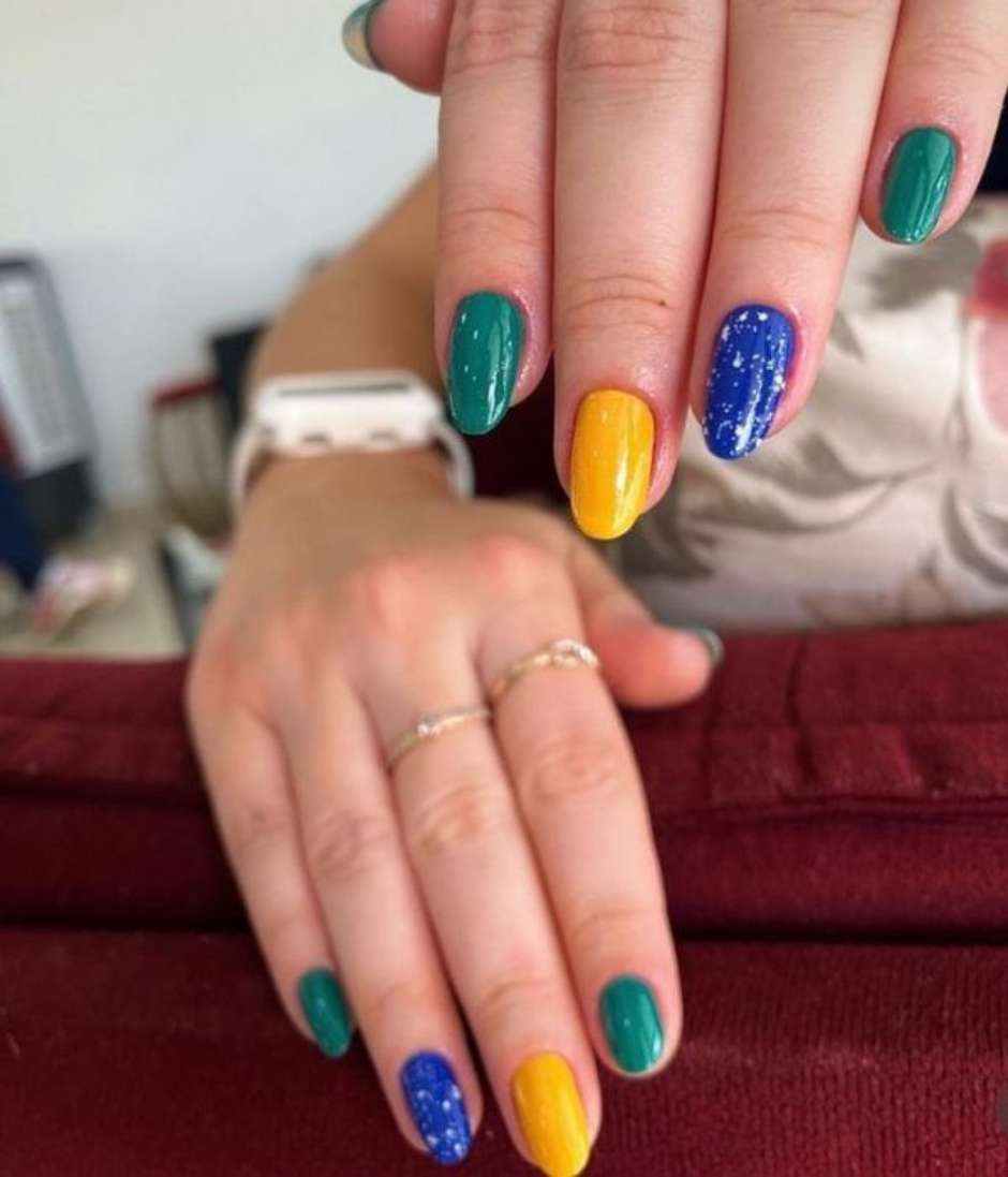 ideias unhas seleção brasileira