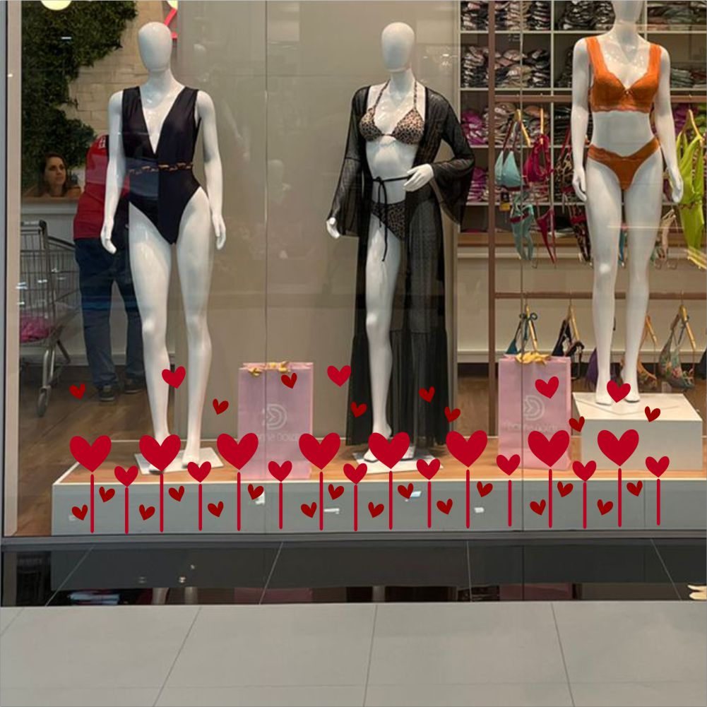 iluminação vitrine dia dos namorados