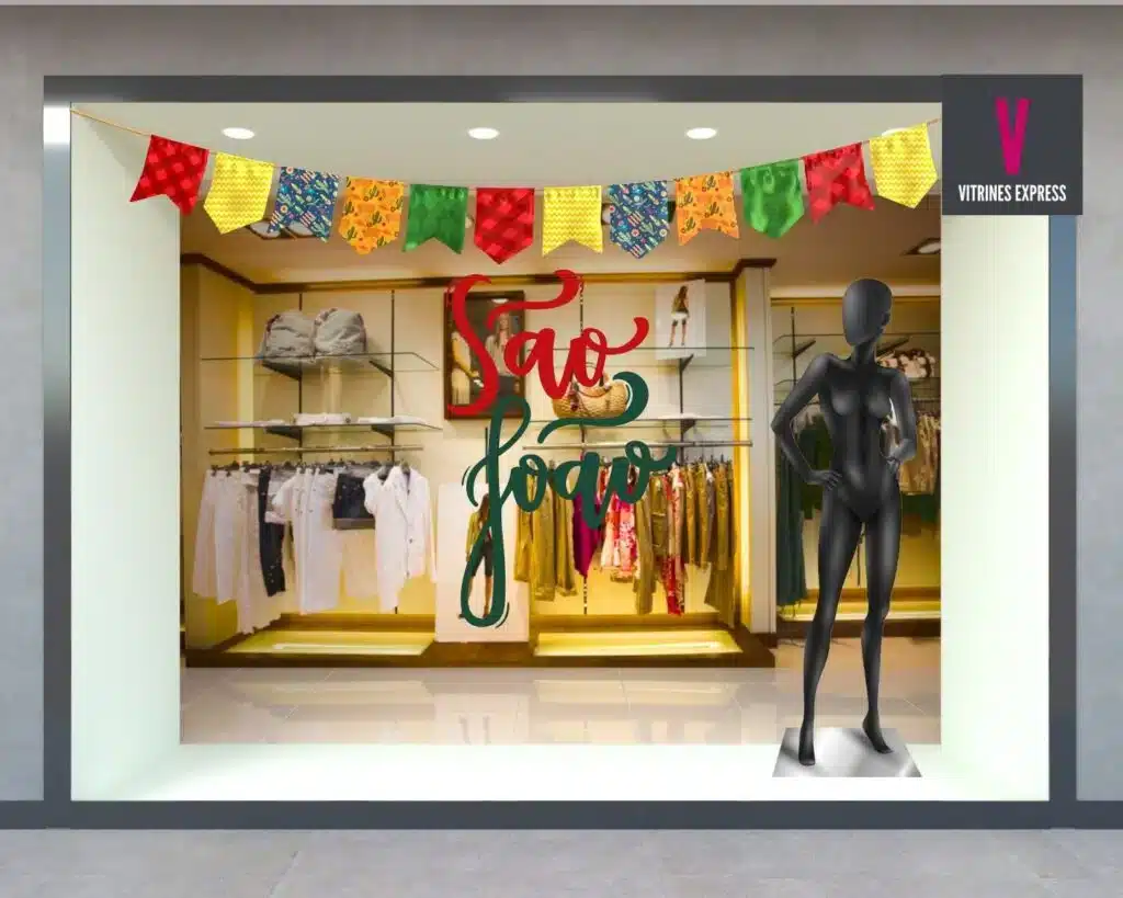 elementos para vitrine junina