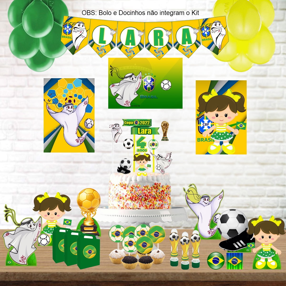 decoração copa do mundo para torcer