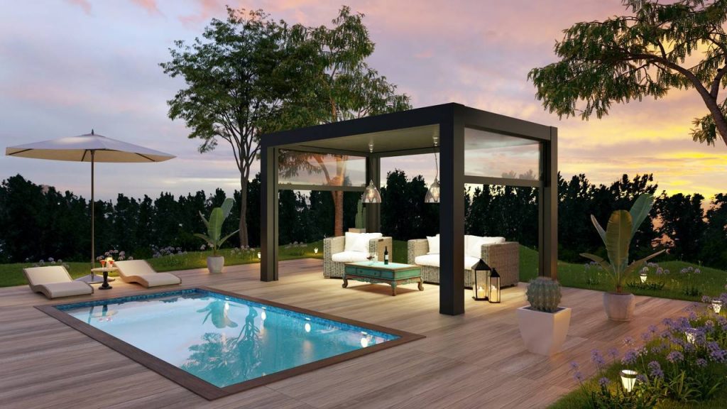 cantinho relax piscina