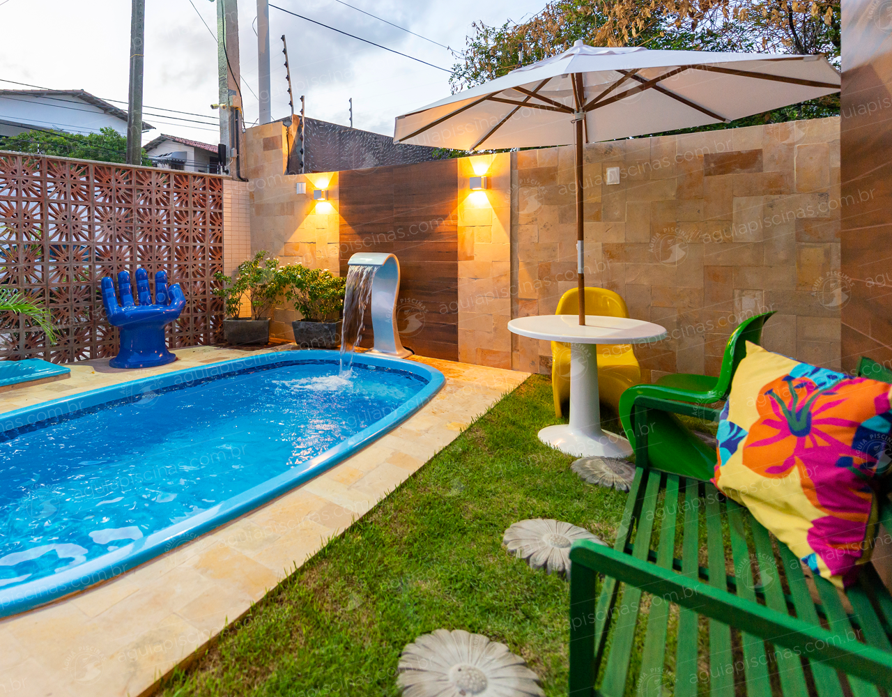 paisagismo para piscina