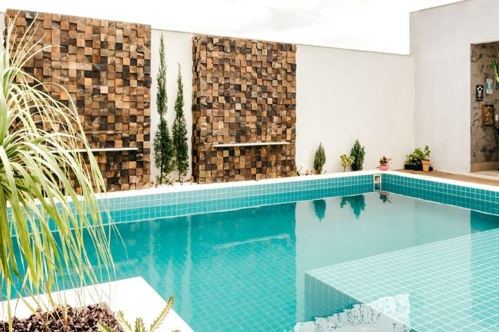 paisagismo para piscina