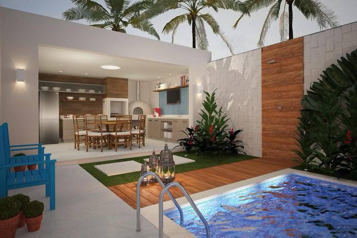 cantinho relax piscina