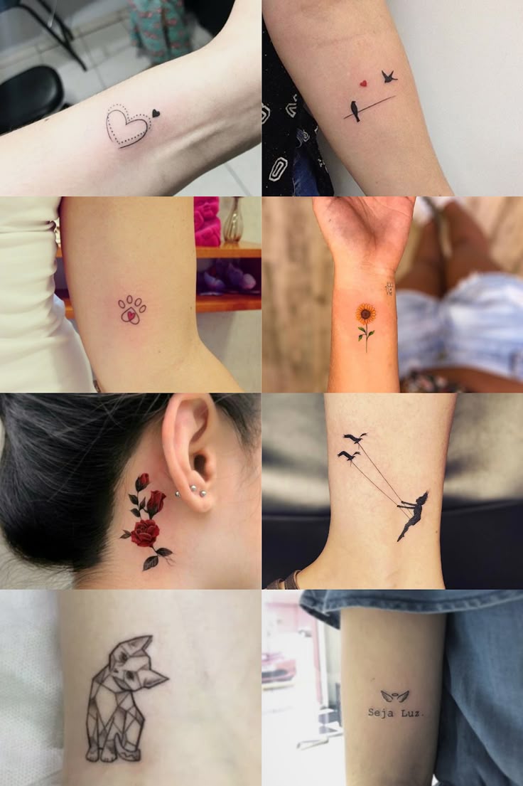 ideias tatuagem feminina delicada e pequena