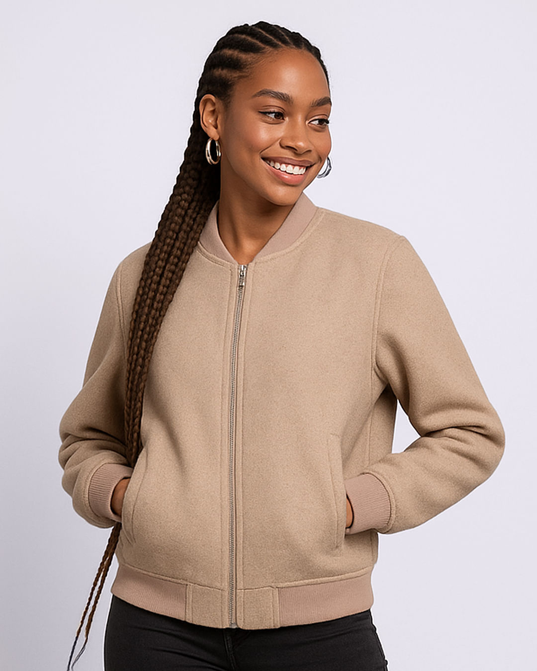 look jaqueta bomber