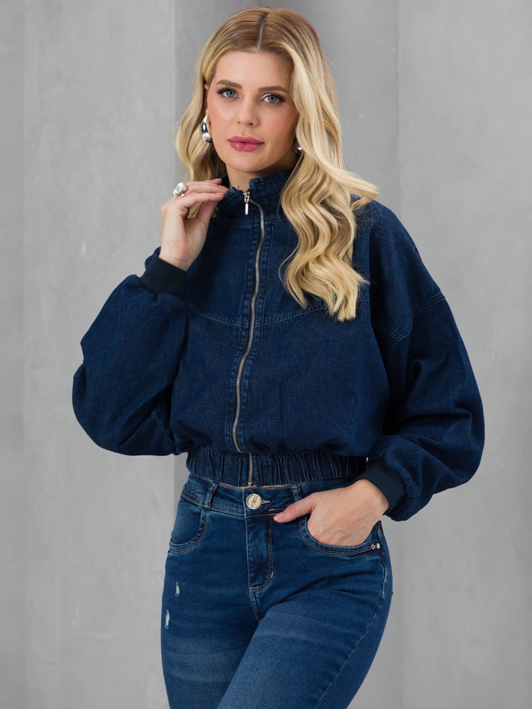 jaqueta bomber casual