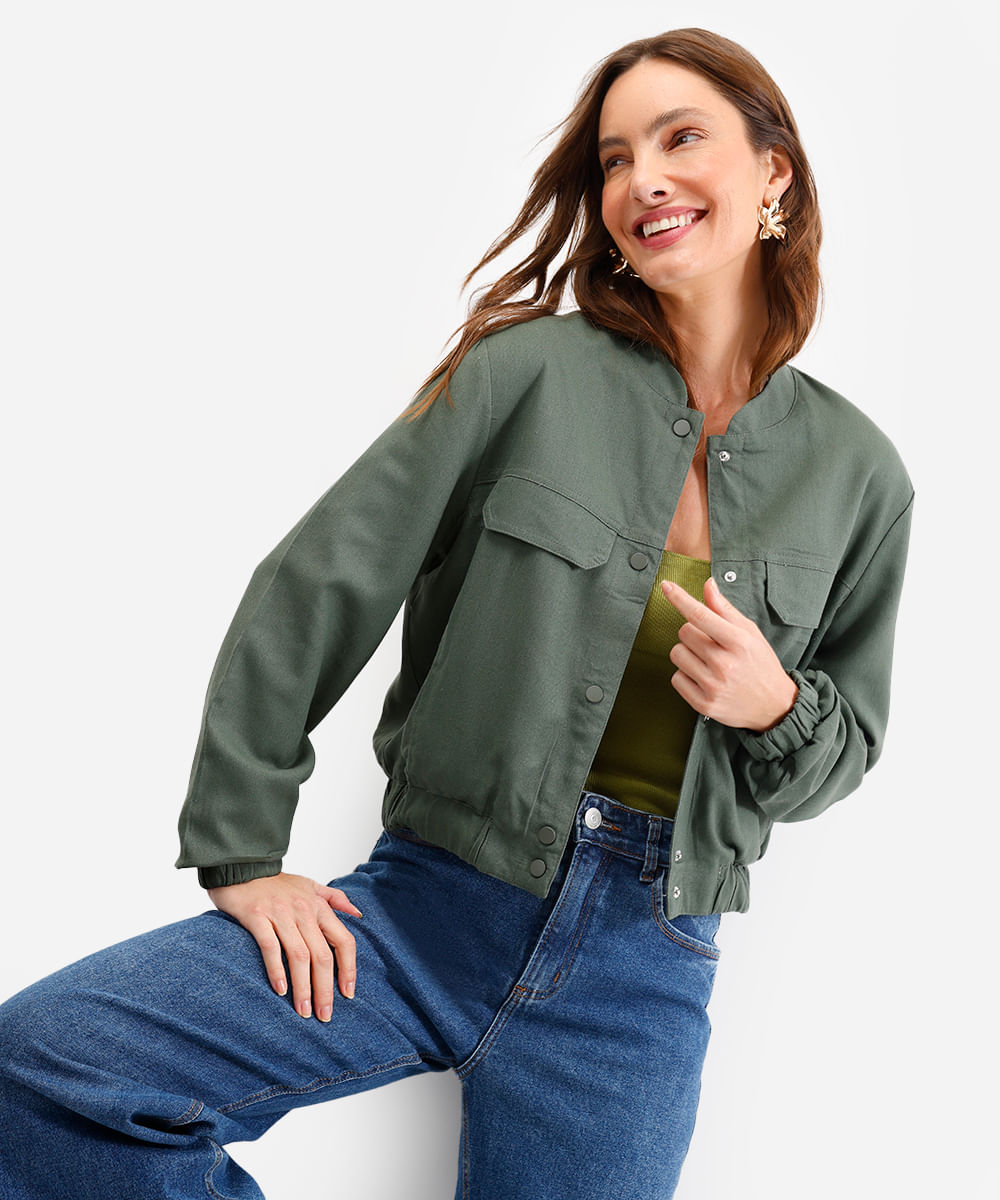 bomber saia midi