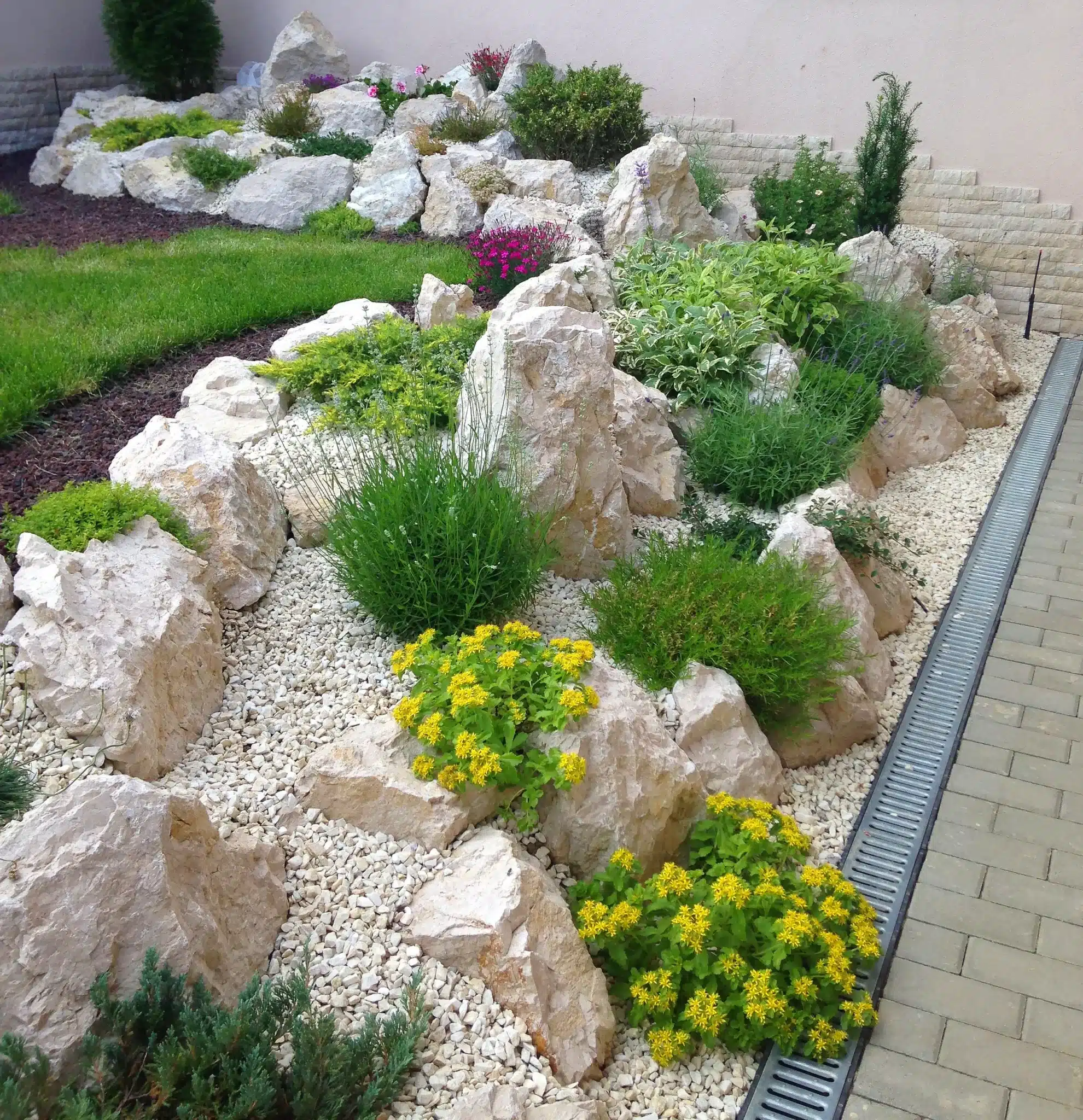 decoração de jardim com pedras