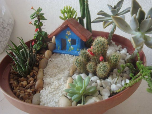 jardim de fadas passo a passo