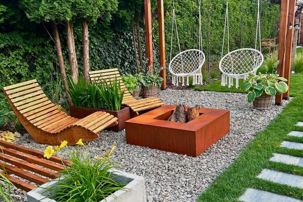 reaproveitamento de materiais em jardins