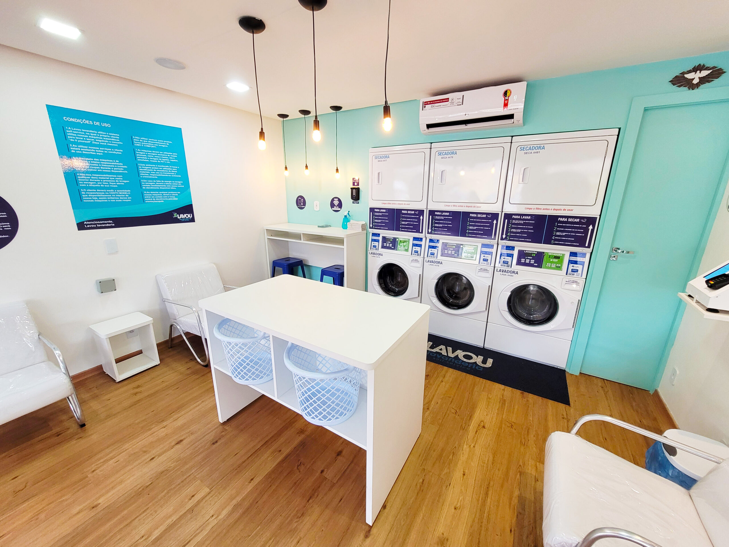custo lavanderia self-service