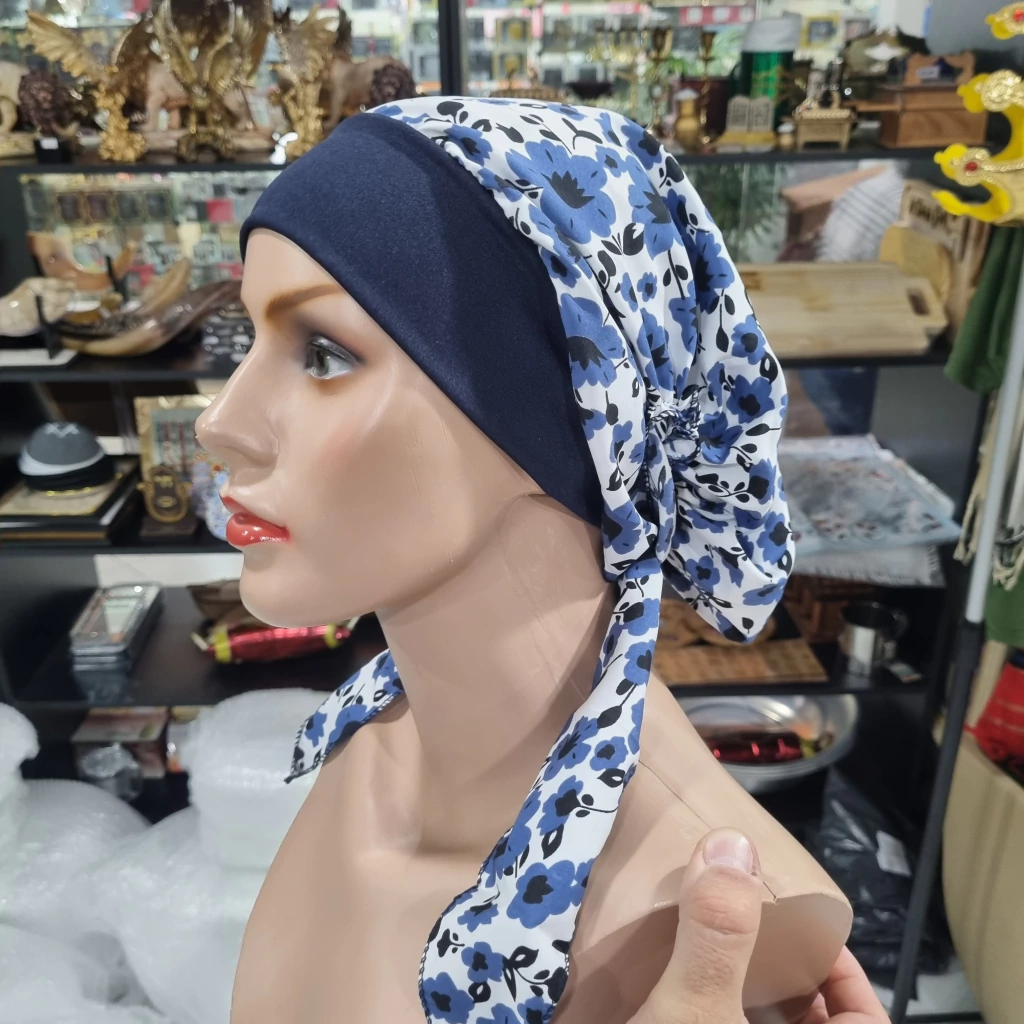 lenço para cabelo curto
