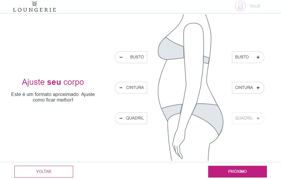 guia de tamanhos lingerie 2026