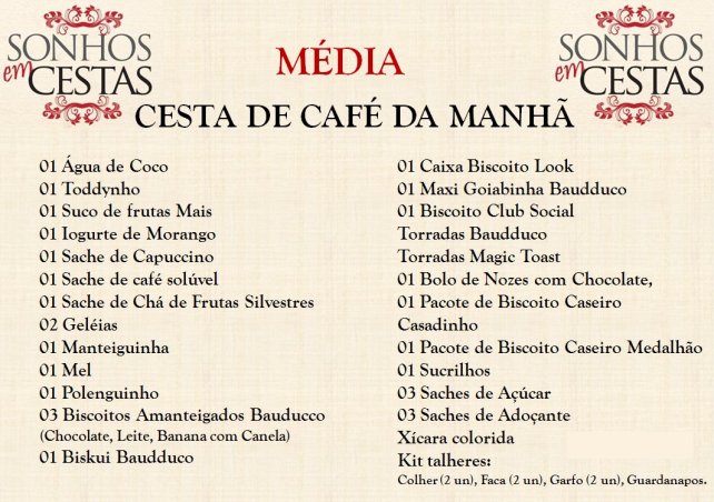 café da manhã elaborado