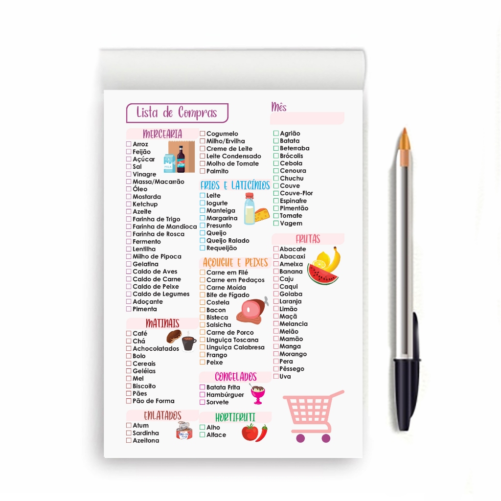lista de compras semanal