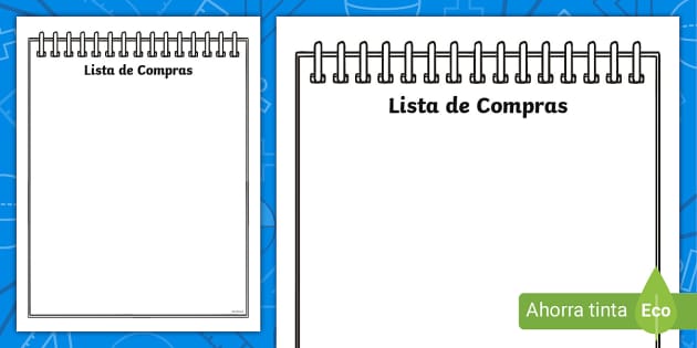 checklist de supermercado